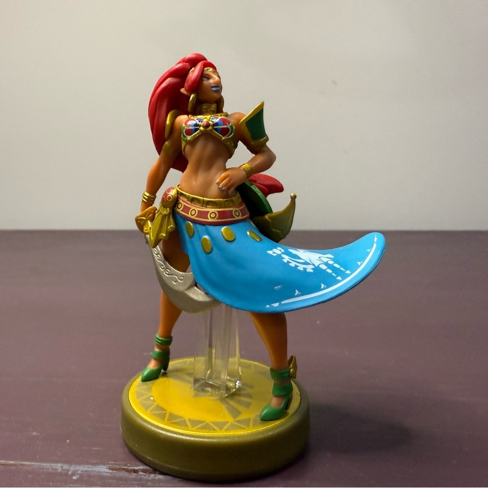 Vibrant Warrior Figurine for Gaming Decor